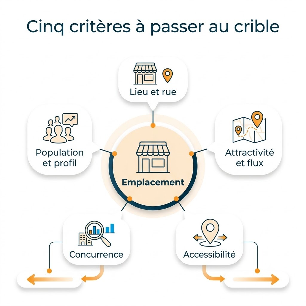 Les critères d’un bon emplacement commercial