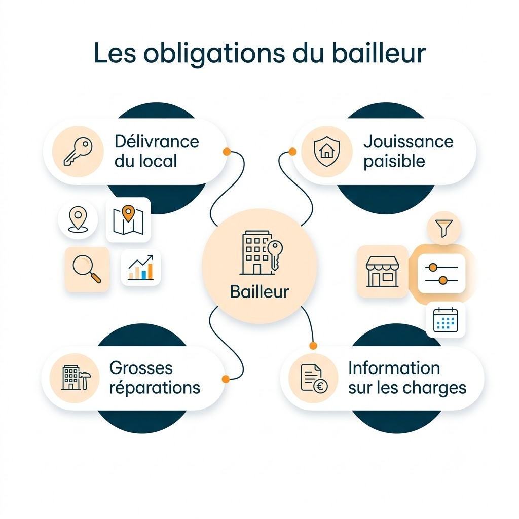 Les obligations du bailleur dans un bail commercial (obligations-bailleur)